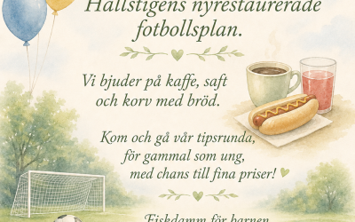Påminnelse om invigning av fotbollsplanen